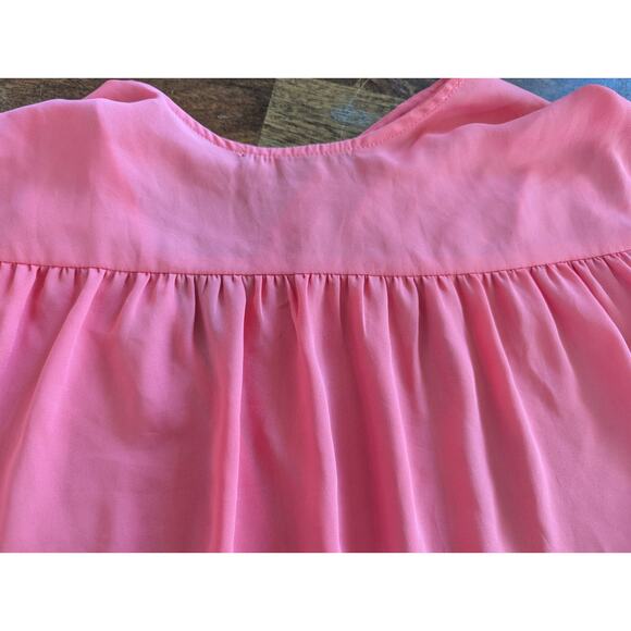 Living Doll Women's size Medium pink Blouse Top Shirt Made in the USA EUC - Picture 7 of 12